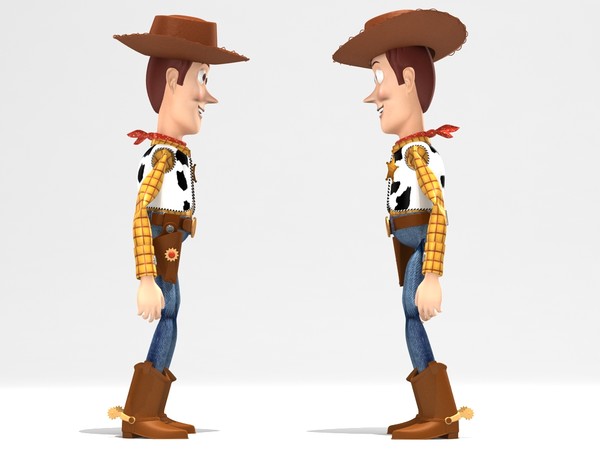 buzz lightyear woody rigged characters 3d model - Buzz & Woody rigged by fabelar